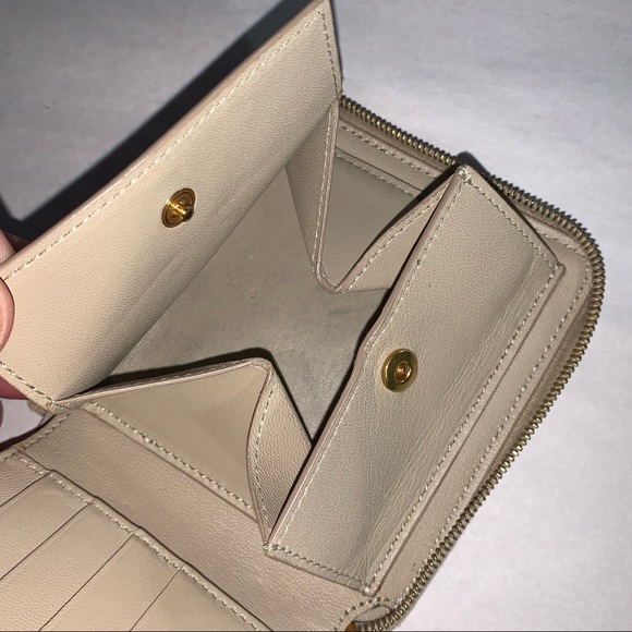 CÉLINE beige/sea Small Zipped Multifuction WALLET - Picture 14 of 15